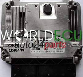 MOTORSTEUERGERÄT ECU STEUERGERAT CHEVROLET CRUZE 2.0 CRDI BOSCH 0281015445, 0 281 015 445, 96983951 AAGK