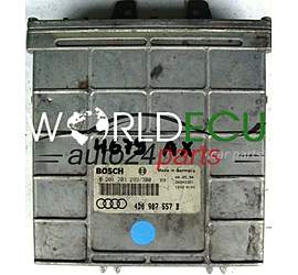 ECU ENGINE CONTROLLER AUDI A8 4.2 4D0907557B, 4D0 907 557 B BOSCH 0281203299/300, 0 281 203 299/300