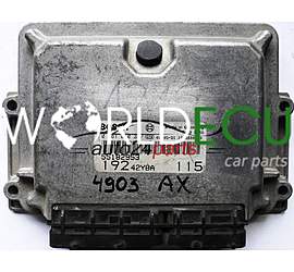 ECU ENGINE CONTROLLER FIAT STILO 1.9 JTD BOSCH 0281010337, 0 281 010 337, 55182953, 19242YBA