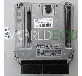 Engine control unit - ECU controllers AUDI A4 2.0 TDI BOSCH 0 281 015 583, 0281015583, 03L 906 022 MK, 03L906022MK, 03L906022B, EDC17CP14