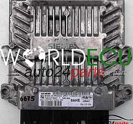 ECU ENGINE CONTROLLER FORD FOCUS 1.6 TDCI 4M51-12A650-ZE, 4M5112A650ZE, 5WS40166H-T, 9AHE
