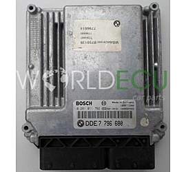 Centralina motore BMW BOSCH 0 281 011 762, 0281011762, DDE 7 796 680, DDE7796680, 7796680