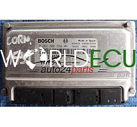 CALCULATEUR MOTEUR TOYOTA YARIS 1.0 89661-0D393 1SZ-FE, 896610D393, BOSCH 0261208594, 0 261 208 594