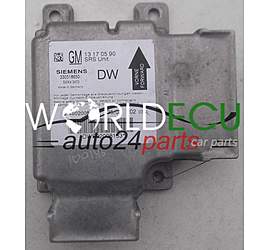 Centralina airbag OPEL VECTRA C SIGNUM GM 13 17 05 90 DW, 13170590, 13170590DW, SIEMENS 5WK43470