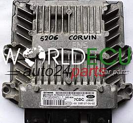 CENTRALINA DO MOTORE FORD FIESTA FUSION 1.4 TDCI 6S6112A650RC SID804 5WS40461C-T SIEMENS 6S61-12A650-RC 7CDC