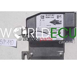 Centralina airbag  OPEL CORSA C 24417007 DS, 24 417 007 DS, 342853160, 9196345, 6237134, 62 37 134
