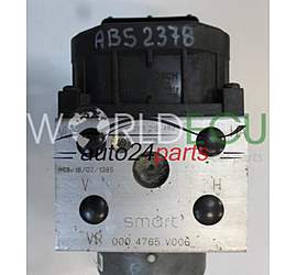 ABS POMPA CENTRALINA SMART BOSCH 0 265 215 489, 0265215489, 000 4765 V006, 0004765V006, 0273004235
