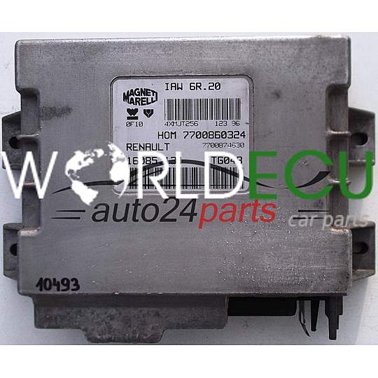 CALCULATEUR MOTEUR RENAULT TWINGO 1.2, MAGNETI MARELLI IAW 6R.20, IAW6R20, 7700860324, 7700874630, 16085.134, 16085134