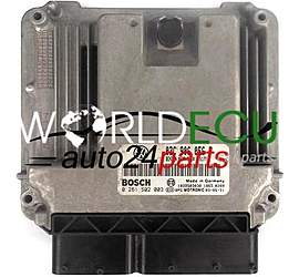 CENTRALINA MOTORE VW VOLKSWAGEN TOURAN 1.6 FSI 03C906056F, 03C 906 056 F, BOSCH 0261S02003, 0 261 S02 003, BENZIN MED9.5.10
