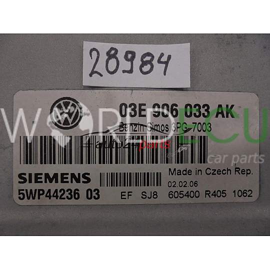 Centralina motore VOLKSWAGEN 03E906033AK 5WP44236 03
