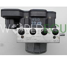 ABS POMPA CENTRALINA DACIA SANDERO BOSCH 0 265 243 683, 0265243683, 47660 5492 R, 476605492R, 0 265 956 285, 0265956285, 2265106516