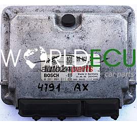 CENTRALINA MOTORE VW VOLKSWAGEN GOLF 1.9 TDI 038 906 018 D, 038906018D, BOSCH 0 281 001 611, 0281001611