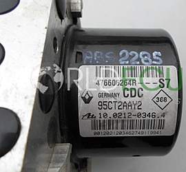 BOMBA DE ABS RENAULT MEGANE 95CT2AAY2, ATE 10.0212-0346.4, 10021203464, 000405104E0, 10096114123, 10.0961-1412.3, 10061930901, 10.061-93090.1
