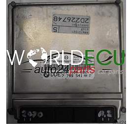 ECU ENGINE CONTROLLER ROVER 75 2.0 CDT BOSCH 0 281 001 895, 0281001895, DDE 7785541, 28RTE522, NNN100692