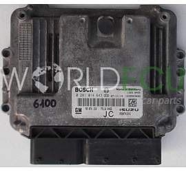 Motorsteuergerät Steuergerät OPEL ASTRA 1.7 CDTI Z17DTH BOSCH 0 281 014 643, 0281014643, GM 98 074 154 JC, 98074154, ISUZU 8980741541