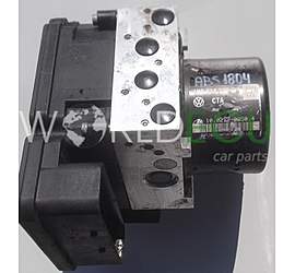 ABS CENTRALINA POMPA AUDI VW VOLKSWAGEN 1K0 614 517 CN, 1K0614517CN, ATE 10.0212-0650.4, 10021206504, 1K0 907 379 BD, 1K0907379BD, 10.0961-0342.3, 10096103423