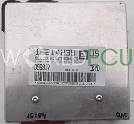 CENTRALINA MOTORE 1.4 X14XE OPEL TIGRA 16214239 JS D96017 BZKW