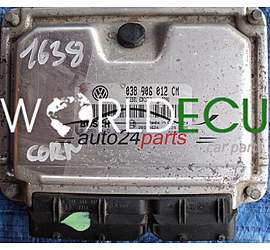 CENTRALINA MOTORE VW VOLKSWAGEN LUPO 1.7 SDI 038906012CM, 038 906 012 CM, BOSCH 0281010379, 0 281 010 379, DIESEL EDC15UM+ 3302