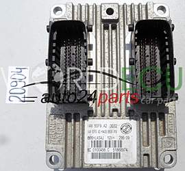 Centralina do motore FIAT GRANDE PUNTO 1.4 IAW 5SF9.A2, IAW5SF9A2, 51868974