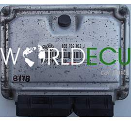 CENTRALINA MOTORE VW VOLKSWAGEN GOLF IV 1.9, BOSCH 0 281 010 104, 0281010104, 038 906 012 J, 038906012J