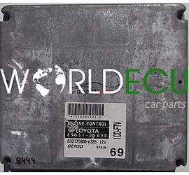 ECU ENGINE CONTROLLER TOYOTA AVENSIS 2.0, 89661-05690, 8966105690, MB175800-6326, 1CD-FTV