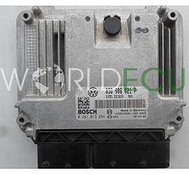 CENTRALINA MOTORE VW VOLKSWAGEN TOURAN 1.9 TDI 03G906021P, 03G 906 021 P, BOSCH 0 281 013 266, 0281013266, DIESEL EDC16U34 9021, 1039S15600