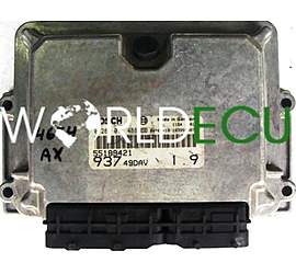 MOTORSTEUERGERÄT ECU STEUERGERAT ALFA ROMEO 147 1.9 JTD BOSCH 0281011488, 0 281 011 488, 55189421, 93749DAV