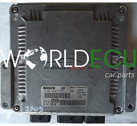 CENTRALINA MOTORE PEUGEOT 406 2.0 HDI BOSCH 0281010773 9644199880 EDC15C2 08