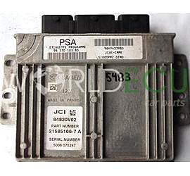 Centralina motore CITROEN C2 1.4 Sagem 21585166-7 A, 215851667A, PSA 96 570 183 80, 9657018380, 9649433980