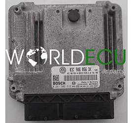MOTORSTEUERGERÄT ECU STEUERGERÄT SKODA OCTAVIA 1.6 FSI BOSCH 0 261 S02 312, 0261S02312, 03C 906 056 DK, 03C906056DK, 03C906056AK, MED9.5.10