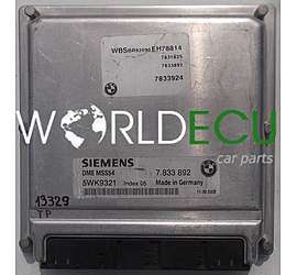 CENTRALINA MOTORE BMW E46 M3 SIEMENS 5WK9321, 7833892, 7833924