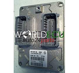 ECU ENGINE CONTROLLER FIAT PANDA 1.2 MAGNETI MARELLI IAW 5NF.S5, IAW5NFS5, 51788361, 61600.579.04, 6160057904