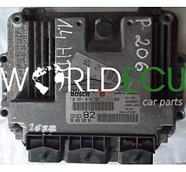 БЛО0К УПРАВЛЕНИЯ ДВИГАТЕЛЕМ PEUGEOT 206 1.4 HDI BOSCH 0281010707 9646559980 9644157380 EDC16C3 82 28SA5587