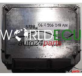 CENTRALINA DO MOTORE SKODA OCTAVIA 1.6 AEH SIEMENS 5WP4374 03, 06A 906 019 AN, 06A906019AN