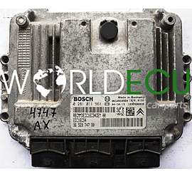 ECU ENGINE CONTROLLER CITROEN C5 1.6 HDI BOSCH 0 281 011 561, 0281011561, 96 569 747 80, 9656974780, 9653958980, 1039S06839, EDC14C34