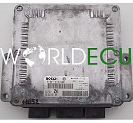 CENTRALINA MOTORE CITROEN PEUGEOT FIAT 2.2 HDI BOSCH 0 281 011 522, 0281011522, 96 558 167 80, 9655816780, 9640938180, EDC15C2 24