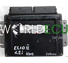 CALCULATEUR MOTEUR RENAULT CLIO 1.2 SIEMENS SIRIUS 32N S110130104A, S110130104 A, 110130104, 8200044453, 8200044437