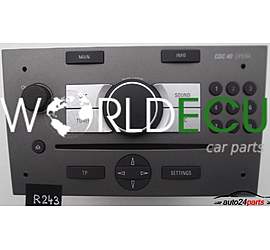RADIO CDC40 OPERA OPEL VECTRA MERIVA CORSA 7 647 118 310 / 7647118 310 / 13 188 475 LN / 13188475LN