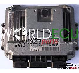 CENTRALINA MOTORE CITROEN C4 PEUGEOT 307 1.6 HDI BOSCH 0281011629, 0 281 011 629, 9651132880, 96 511 328 80, 9653958980, EDC16C34