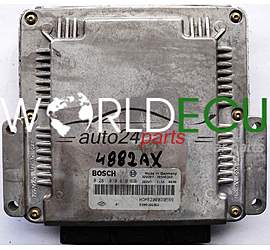 CALCULATEUR MOTEUR RENAULT MEGANE SCENIC 1.9 DCI BOSCH 0281010819, 0 281 010 819, HOM8200039569, HOM 8200039569, 8200166362