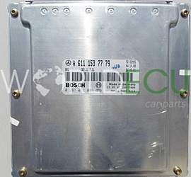 ECU ENGINE CONTROLLER MERCEDES W203 C-KLASA C 200 2.2 CDI A6111537779, A 611 153 77 79, 6111537779, BOSCH 0281011001, 0 281 011 001
