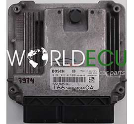 CENTRALINA MOTORE ALFA ROMEO 166 2.4 20V, BOSCH 0 281 011 417, BOSCH 0281011417, 55190536, 546B1ACAA, CA