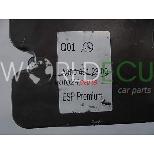 POMPE HYDRAULIQUE ET CALCULATEUR d'ABS MERCEDES BENZ A0004312300 0265255634 0265956003