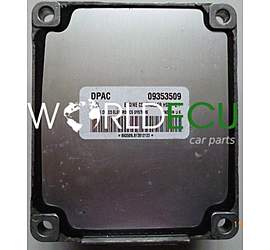 MOTORSTEUERGERÄT ECU STEUERGERAT OPEL ASTRA G CORSA C ZAFIRA A DELPHI DELCO 09353509 DPAC, 09353509DPAC, HSFI-2.1