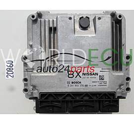 Engine control unit - ECU controllers NISSAN QASHQAI 1.6 DCI BOSCH 0 281 032 229, 0281032229, 23710 HX44A, 23710HX44A