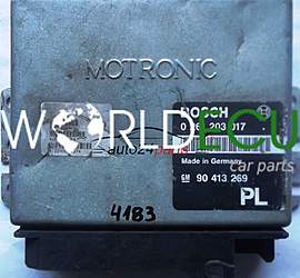 CENTRALINA MOTORE ASTRA BOSCH 0261203017, 0 261 203 017, 90413269, 90 413 269 PL