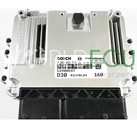 Engine control unit - ECU controllers FIAT DUCATO 3.0 BOSCH 0 281 015 734, 0281015734, 51900697