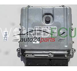 Engine control unit - ECU controllers MERCEDES W 164 BOSCH 0 281 013 753, 0281013753, A 642 150 96 78, A6421509678, CR4.12