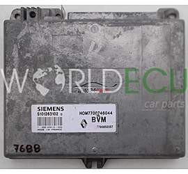 Calculateur Moteur RENAULT 21 1.7, S101263102D, HOM7700746044, HOM 7700746044, 7700852357, BVM