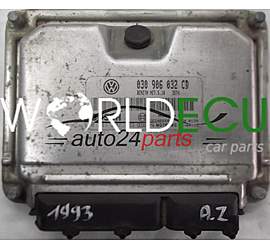 CENTRALINA MOTORE VW VOLKSWAGEN POLO 1.0 030906032CD, 030 906 032 CD, BOSCH 0261207183, 0 261 207 183 BENZIN ME7.5.10 3574